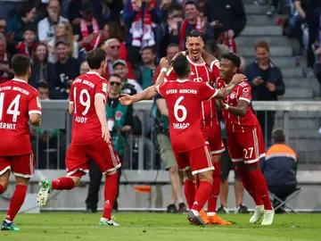 Sandro Wagner celebra un gol ante el Gladbach Sandro Wagner celebra un gol ante el Gladbach