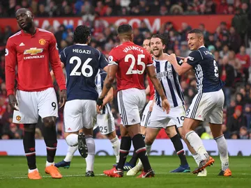 Jay Rodríguez celebra su gol en Old Trafford Jay Rodríguez celebra su gol en Old Trafford