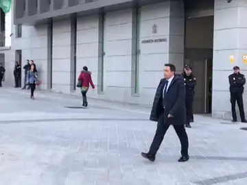 Pere Soler, en la Audiencia Nacional Pere Soler, en la Audiencia Nacional