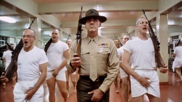 R. Lee Ermey en 'La chaqueta metálica'