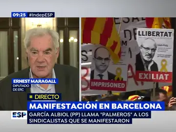 Ernest Maragall, diputado de ERC Ernest Maragall, diputado de ERC