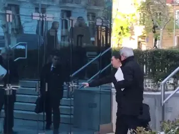 César Puig llega a la Audiencia Nacional César Puig llega a la Audiencia Nacional