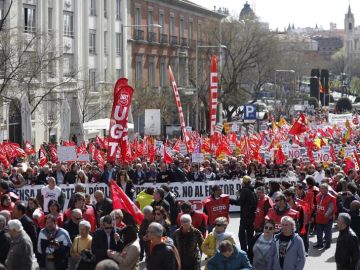 Manifestación de UGT en Madrid