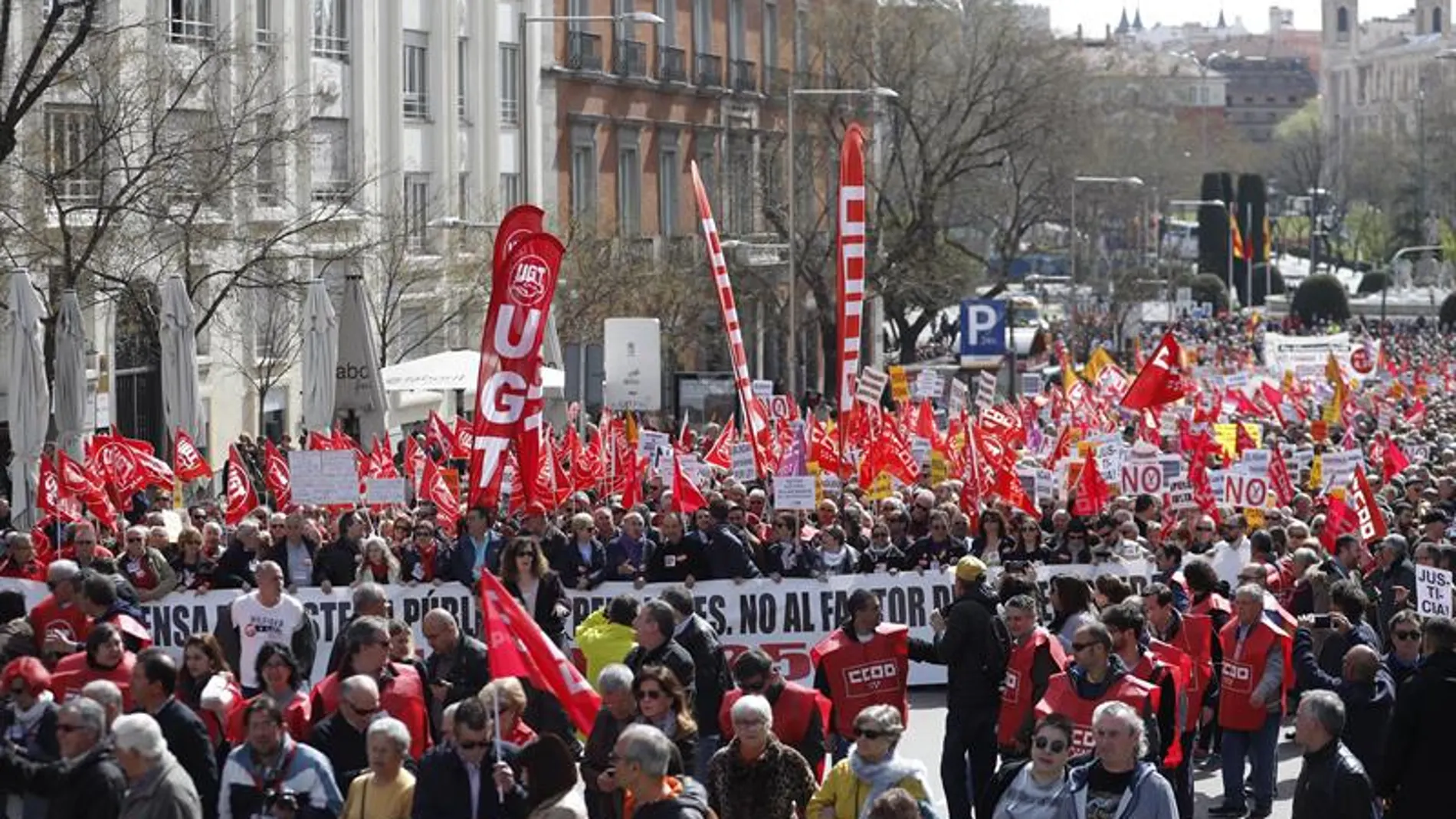 Manifestación de UGT en Madrid Manifestación de UGT en Madrid