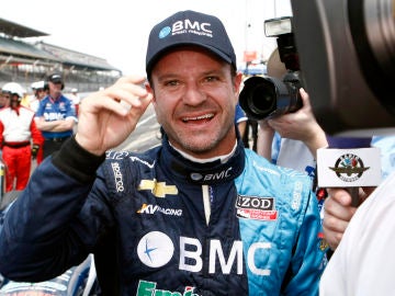 Barrichello, durante una carrera en 2012