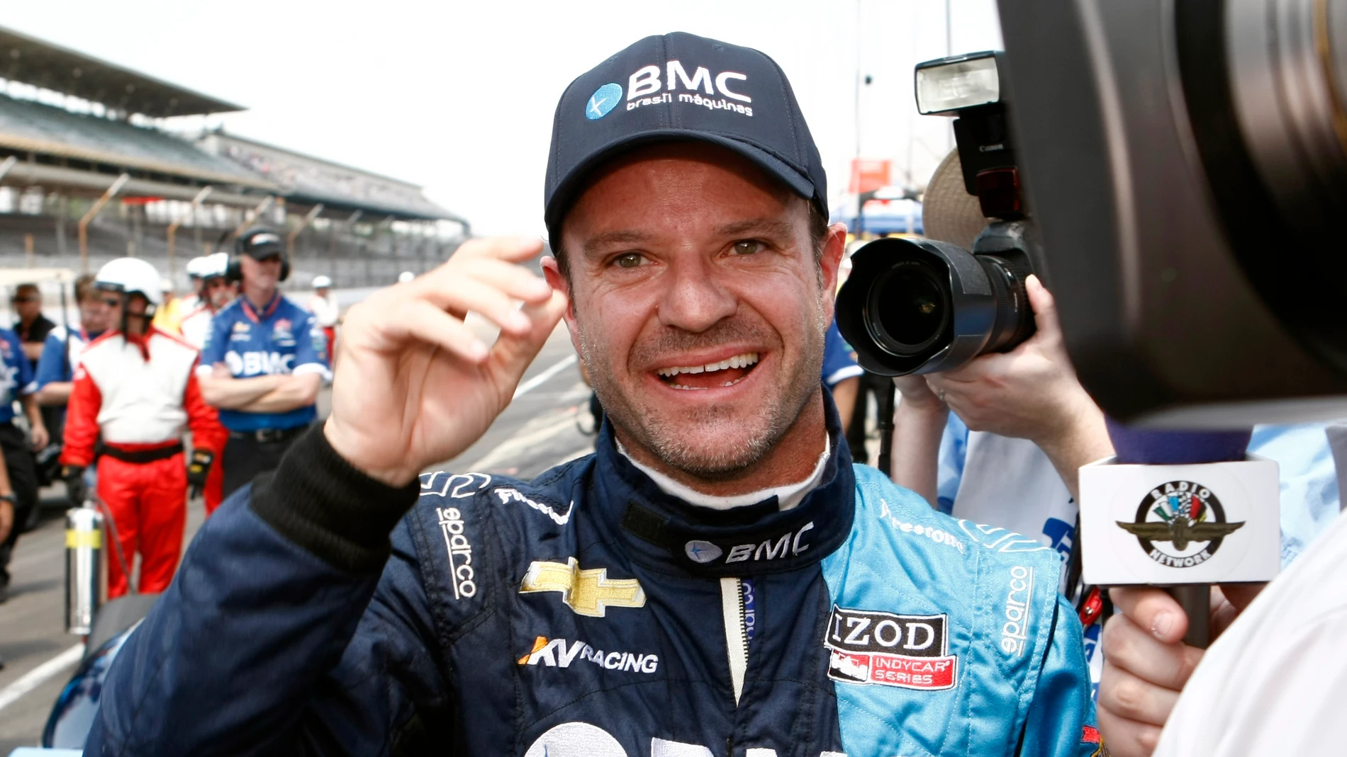Barrichello, durante una carrera en 2012