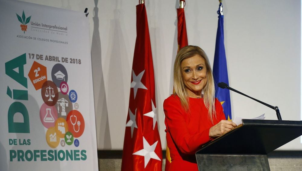 La presidenta madrileña, Cristina Cifuentes