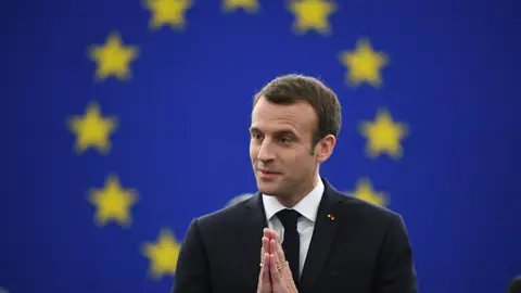 El presidente francés, Emmanuel Macron El presidente francés, Emmanuel Macron