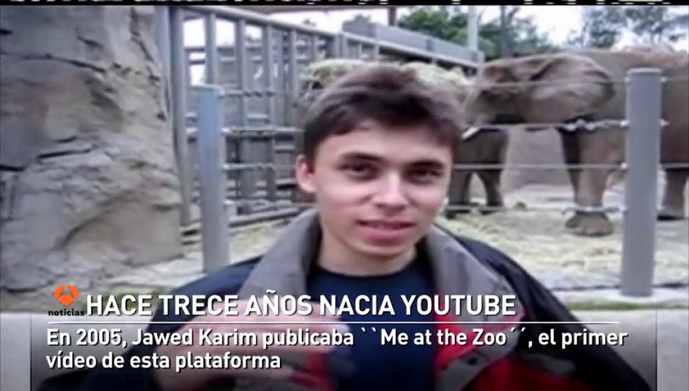 Jawed Karim hacía historia publicando el primer video de YouTube