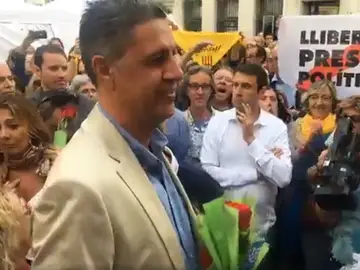 Escrache a García Albiol en Sant Jordi Escrache a García Albiol en Sant Jordi