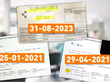A un paciente canario le dan cita en el médico para 2021 A un paciente canario le dan cita en el médico para 2021