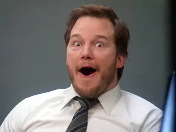 Chris Pratt sorprendido Chris Pratt sorprendido