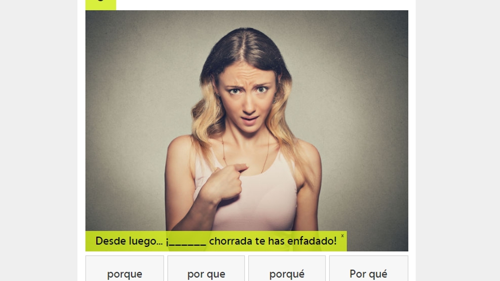 Test lenguaje