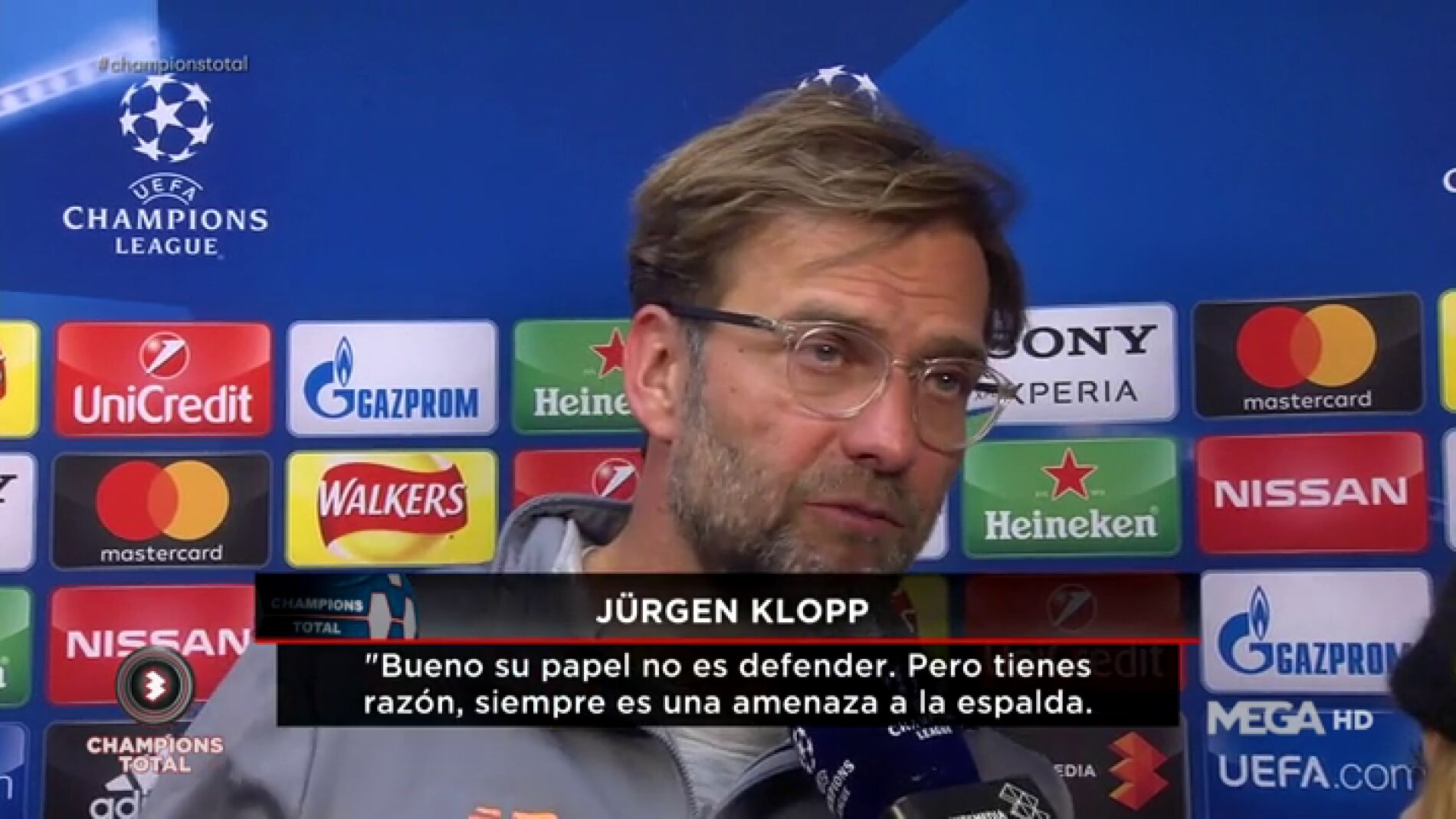 Klopp, con Susana Guasch: "Si Salah se hubiese lesionado s&iacute; que habr&iacute;a sido un error"