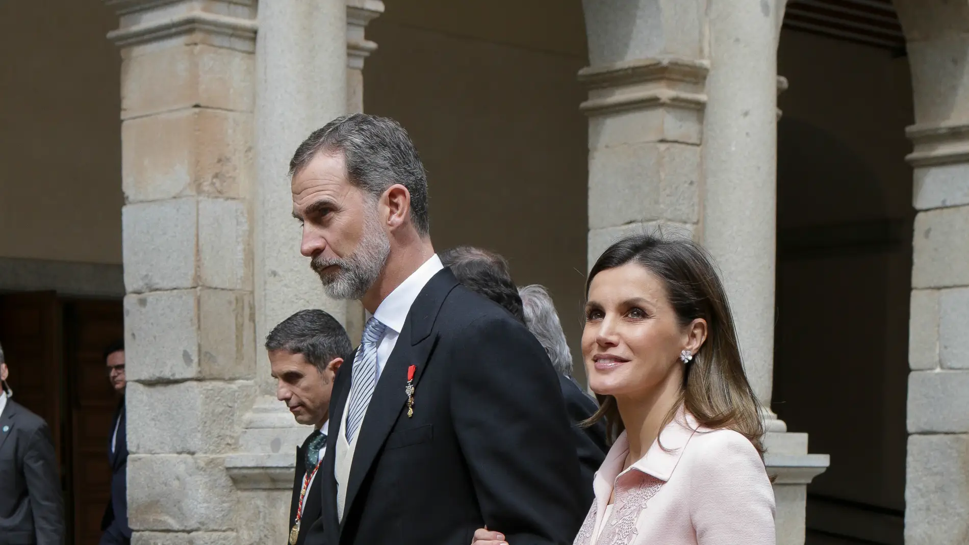 Los Reyes de España durante el Premio Cervantes