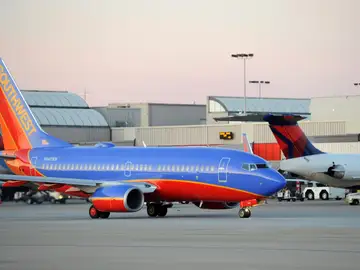 Avión de la compañía Southwest Airlines Avión de la compañía Southwest Airlines
