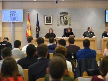 Sesión del juicio por las agresiones en Alsasua