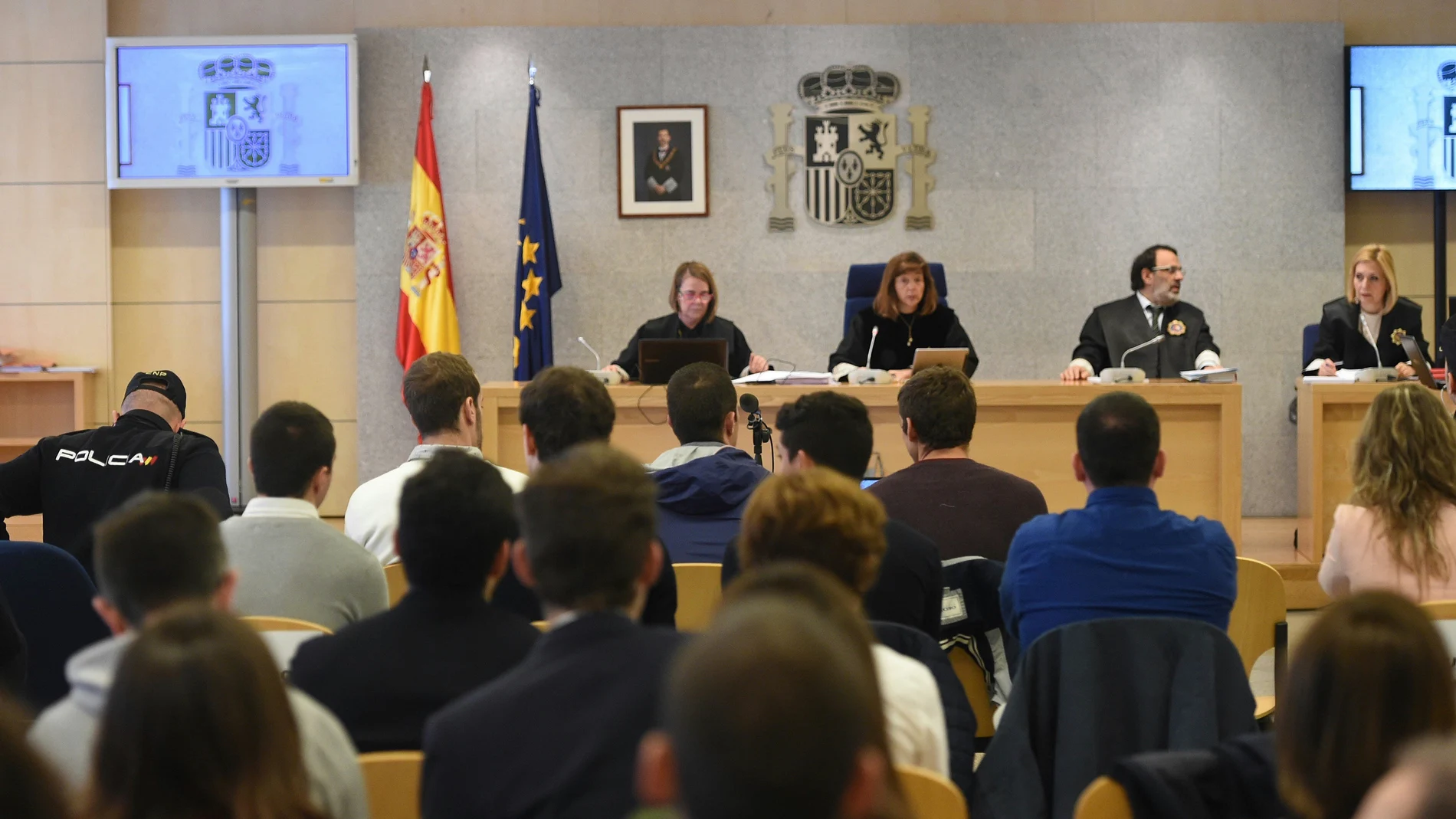 Sesión del juicio por las agresiones en Alsasua Sesión del juicio por las agresiones en Alsasua