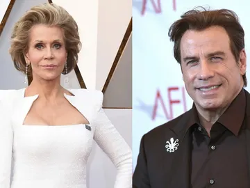 Jane Fonda y John Travolta Jane Fonda y John Travolta