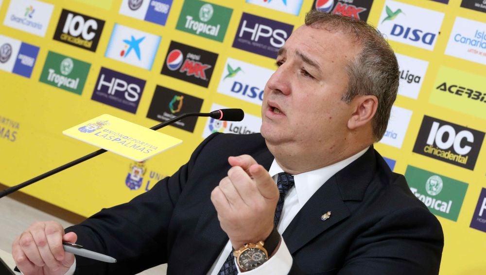 Miguel Ángel Ramírez, presidente de la UD Las Palmas
