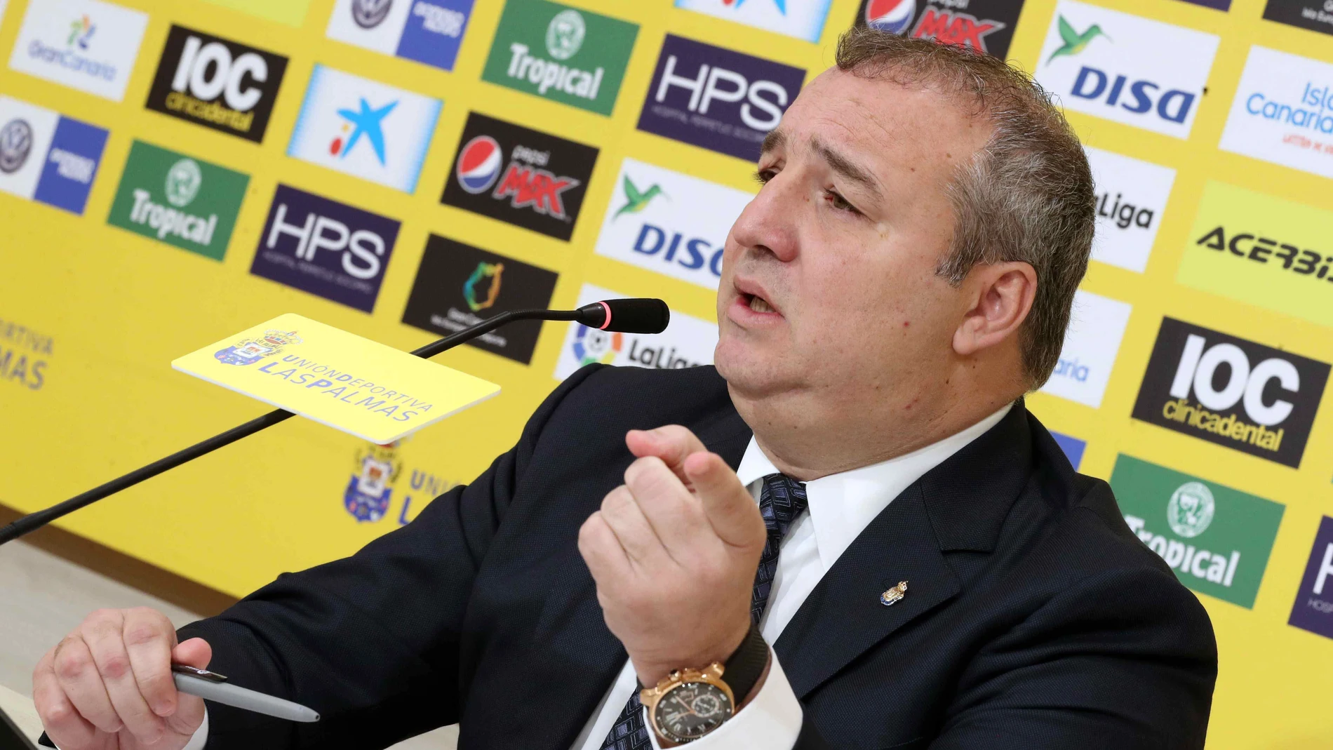 Miguel Ángel Ramírez, presidente de la UD Las Palmas Miguel Ángel Ramírez, presidente de la UD Las Palmas