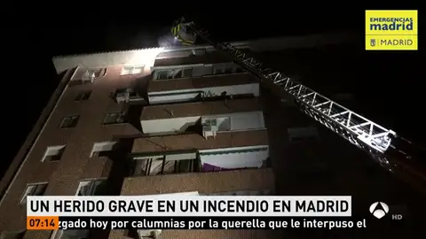 INCENDIO MADRID INCENDIO MADRID