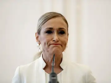 Cristina Cifuentes antes de anunciar su dimisión Cristina Cifuentes antes de anunciar su dimisión