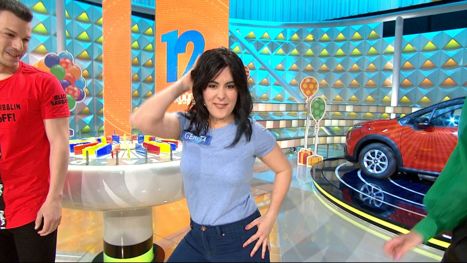 Gemita conquista el plató de 'La ruleta de la suerte' con esta imitación de Shakira