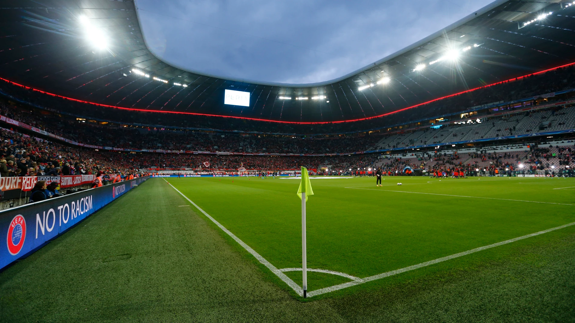 Panorámica del interior del Allianz Arena Panorámica del interior del Allianz Arena