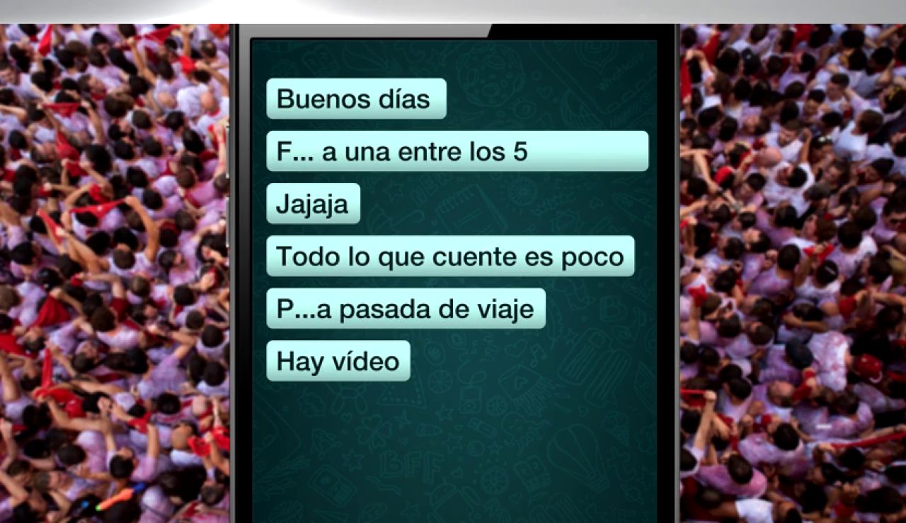 Los mensajes de Whataspp en el juicio a La Manada Los mensajes de Whataspp en el juicio a La Manada