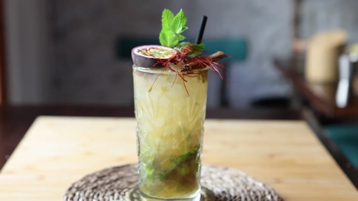 Mojito de maracuyá Mojito de maracuyá de Caña de Azúcar