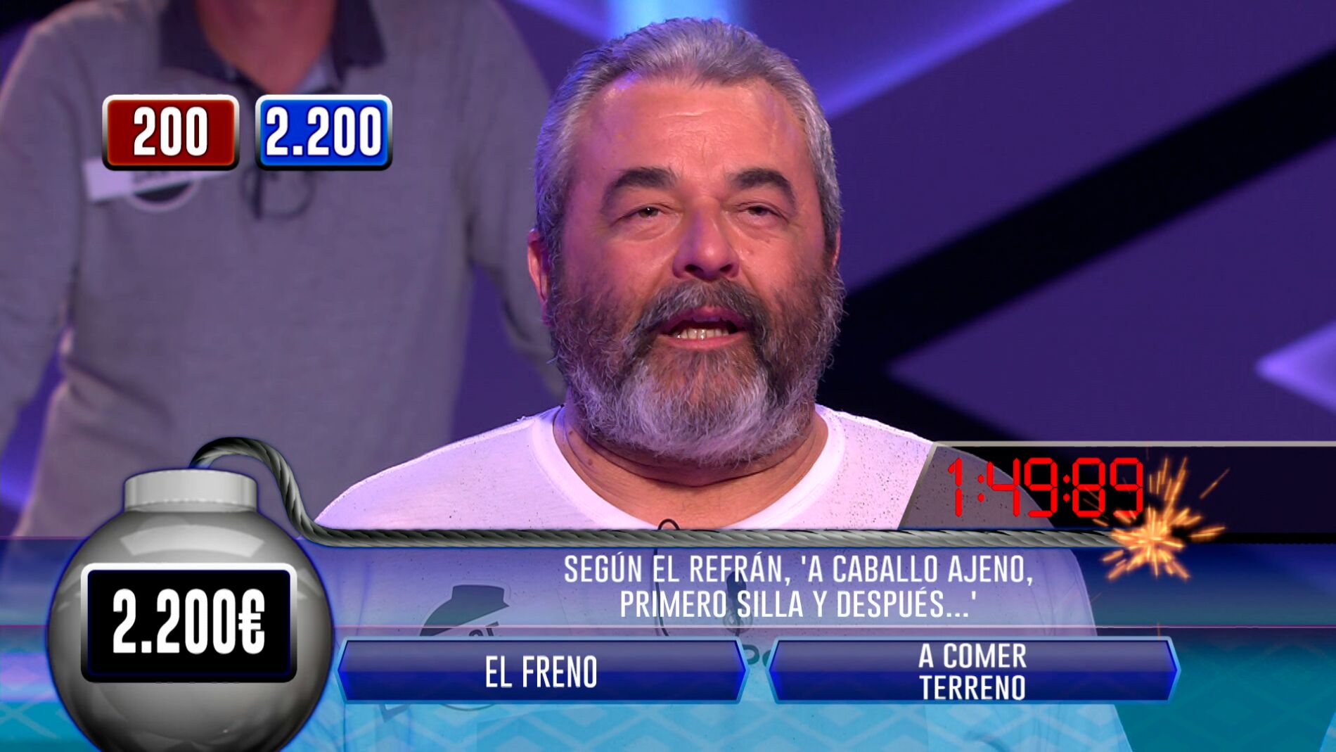 El 'lobo' Jos&eacute; en la bomba clasificatoria