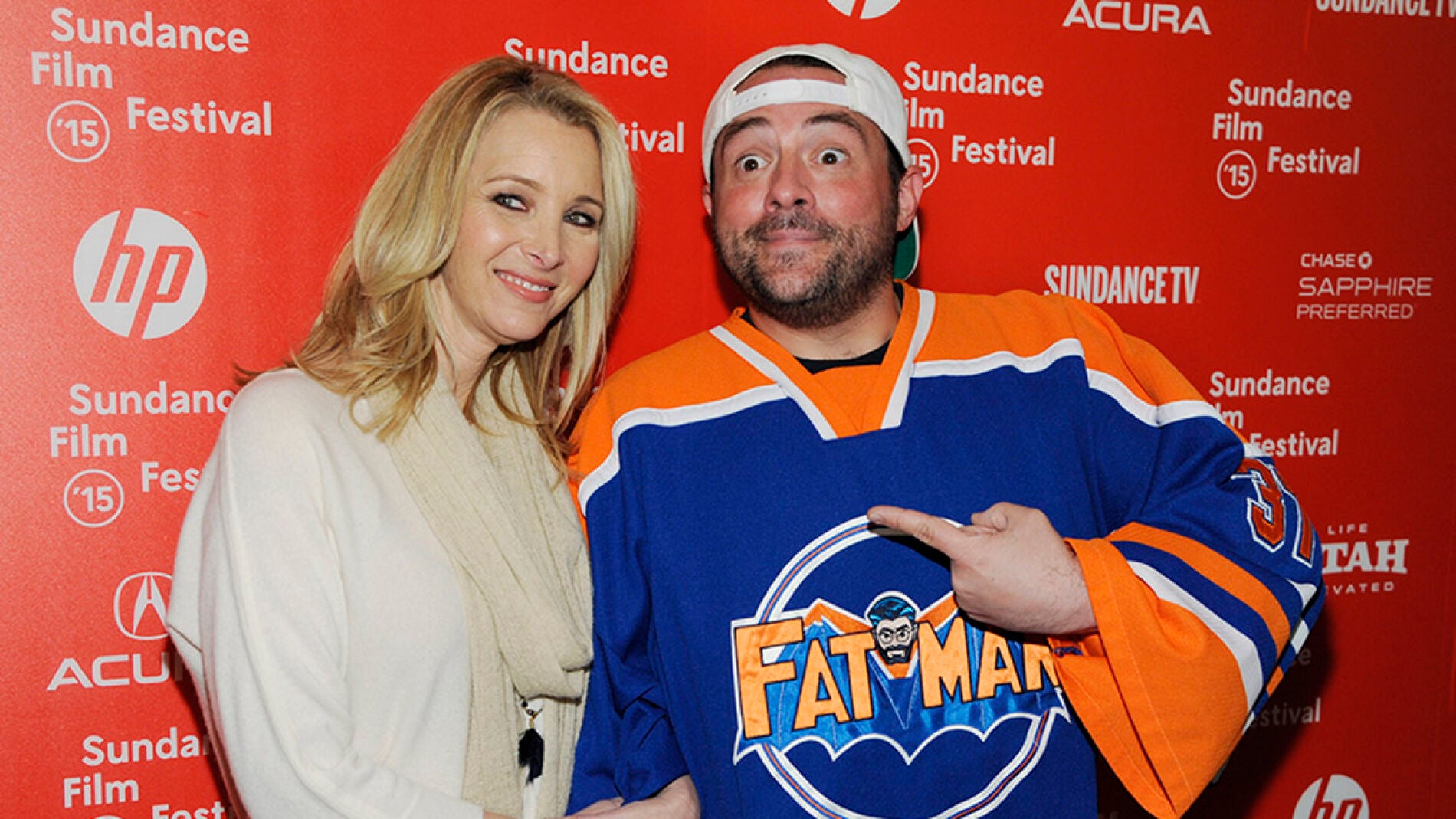 Kevin Smith junto a Lisa Kudrow