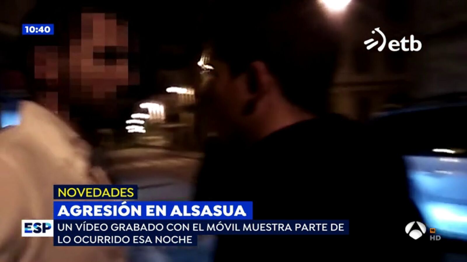 Un vídeo grabado tras la agresión de Alsasua muestra a uno de los guardias civiles sin visibles signos de violencia