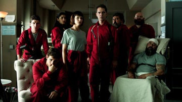 Los protagonistas de 'La casa de papel'