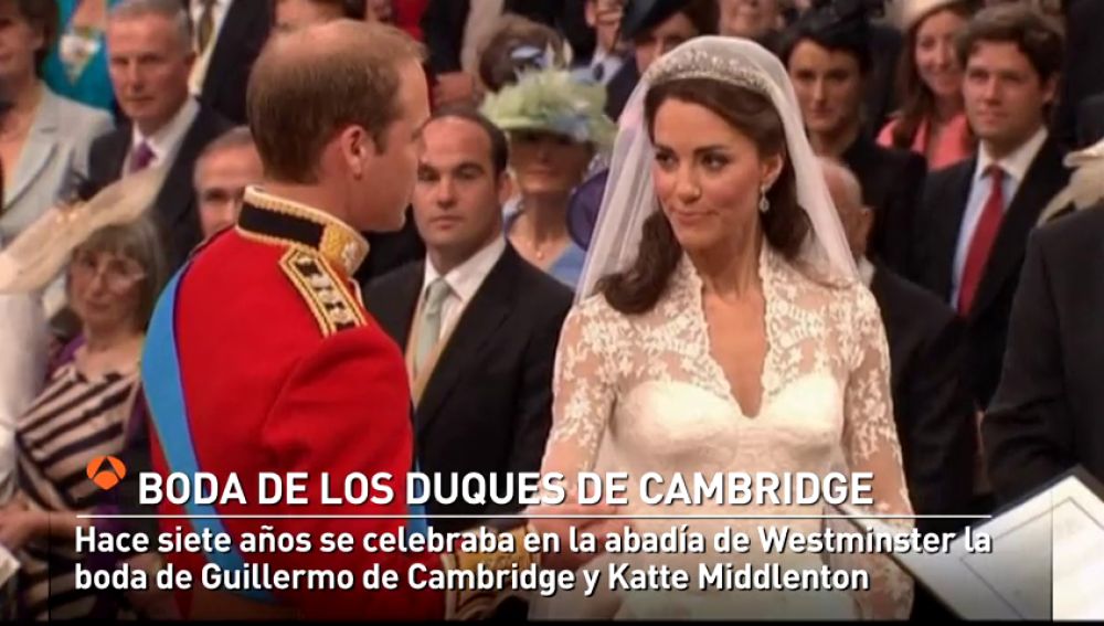 Guillermo de Cambridge y Katte Middlenton se unían en matrimonio