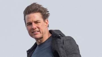 Tom Cruise en el rodaje de 'Misión: Imposible - Fallout'