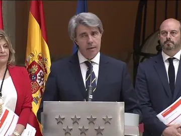Ángel Garrido ya ejerce como presidente de la comunidad de Madrid Ángel Garrido ya ejerce como presidente de la comunidad de Madrid