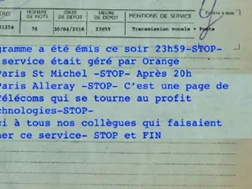 Acaban los telegramas en Francia después de 139 años de servicio Acaban los telegramas en Francia después de 139 años de servicio