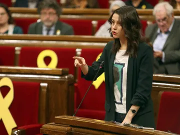 Inés Arrimadas en el Parlament Inés Arrimadas en el Parlament