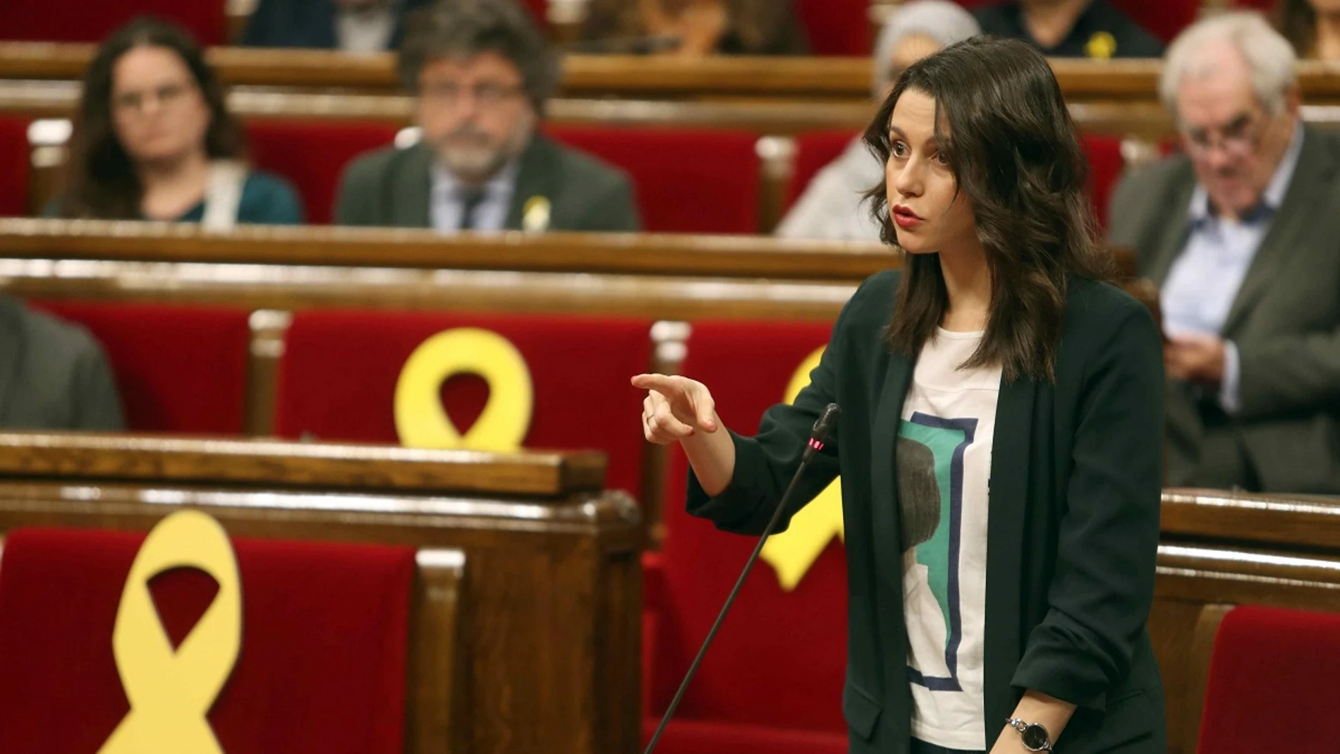 Inés Arrimadas en el Parlament Inés Arrimadas en el Parlament