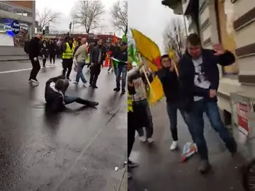 Agresión a un 'youtuber' en Suecia Agresión a un 'youtuber' en Suecia