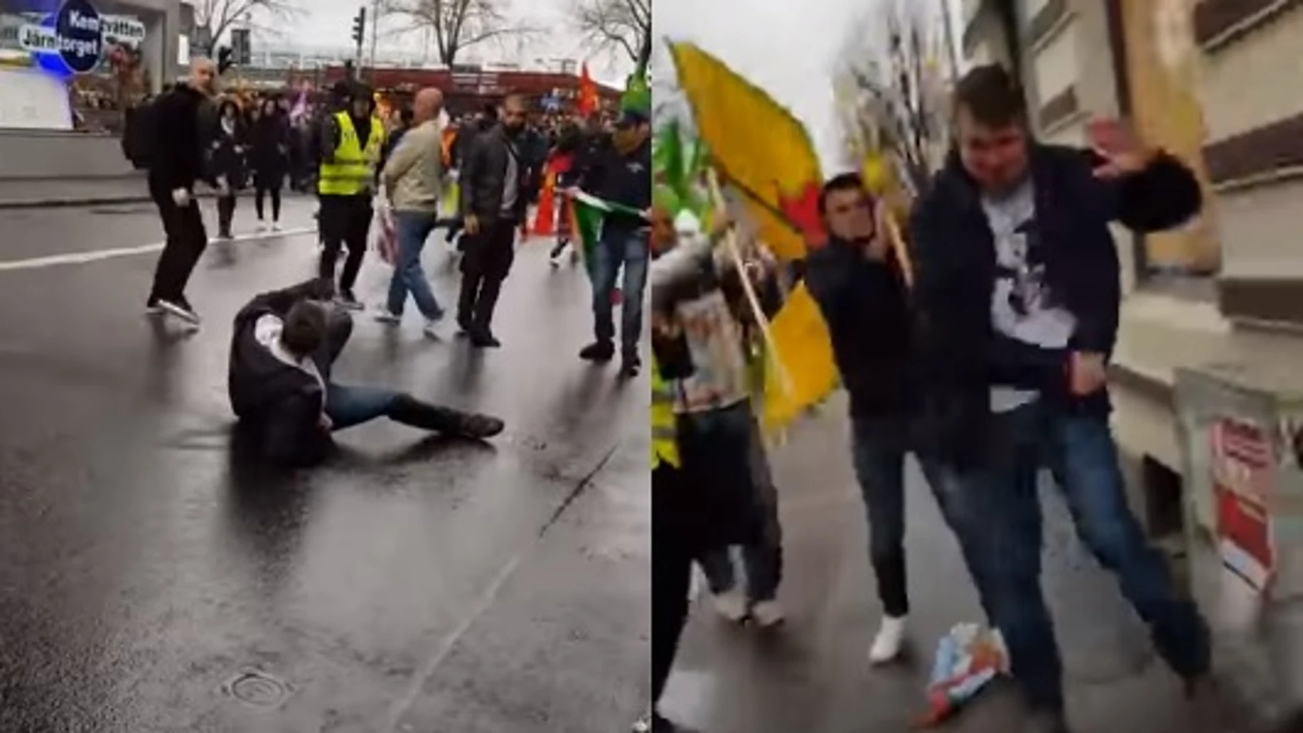 Agresión a un 'youtuber' en Suecia Agresión a un 'youtuber' en Suecia