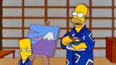 El mapamundi de 'Los Simpson'