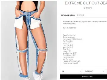 Los vaqueros extremos que vende Carmar en su web Los vaqueros extremos que vende Carmar en su web