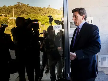 Juan Carlos Quer en los juzgados de Ribeira Juan Carlos Quer en los juzgados de Ribeira