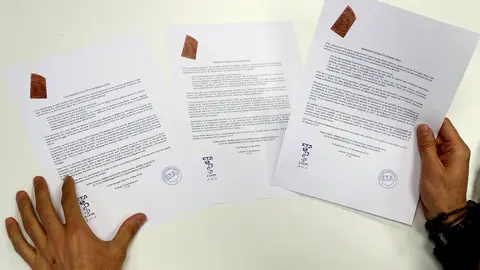 Comunicado de la banda terrorista ETA Comunicado de la banda terrorista ETA