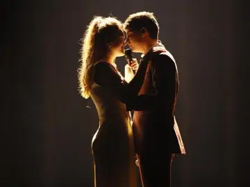 Amaia y Alfred durante el primer ensayo de 'Tu canción' en Eurovisión Amaia y Alfred durante el primer ensayo de 'Tu canción' en Eurovisión