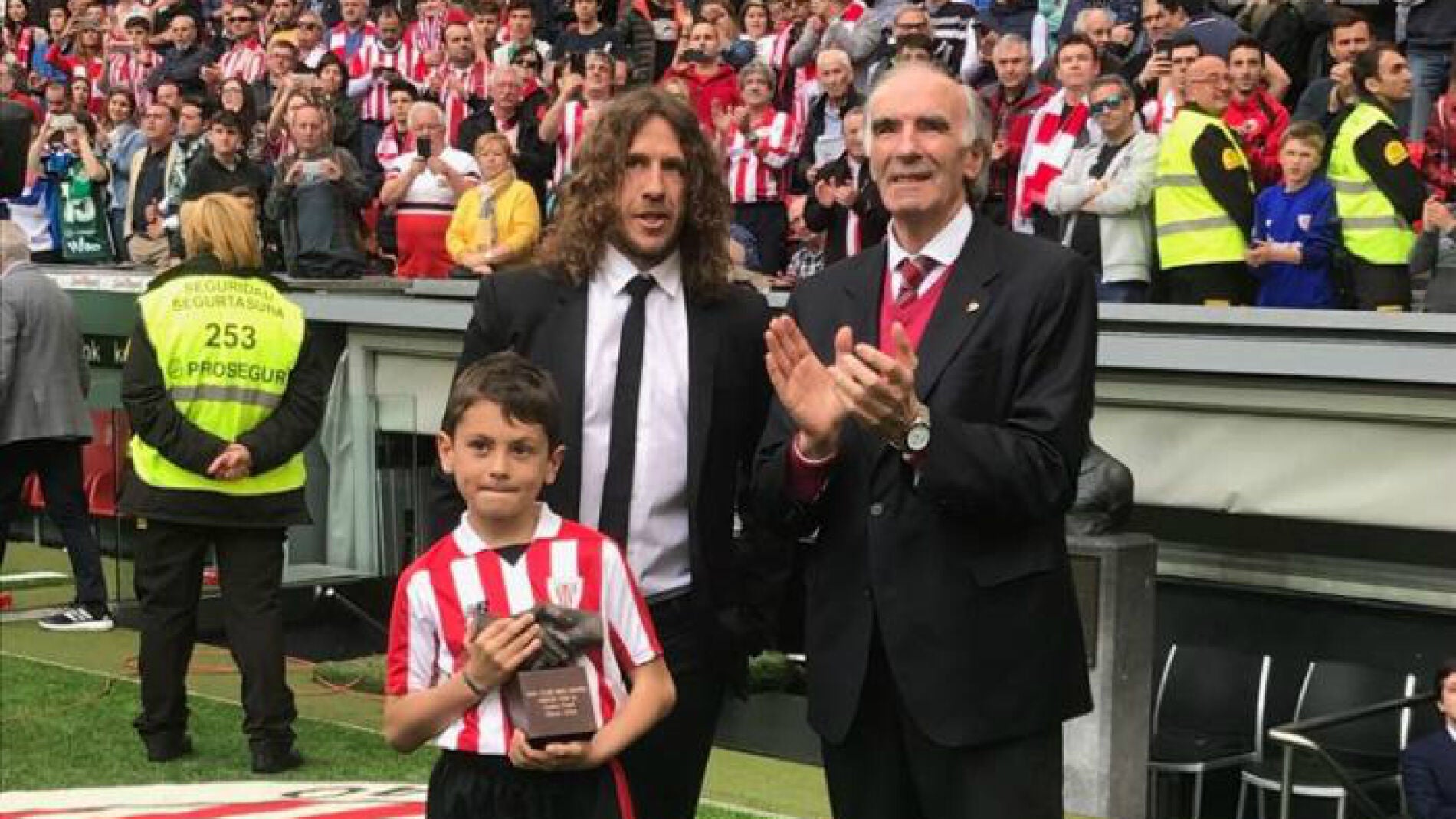 Puyol, con el One Club Man Award