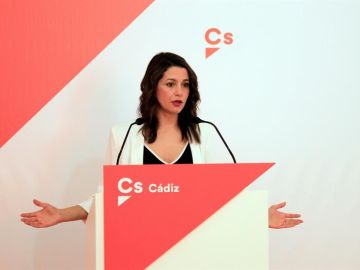 Inés Arrimadas en un acto de Ciudadanos